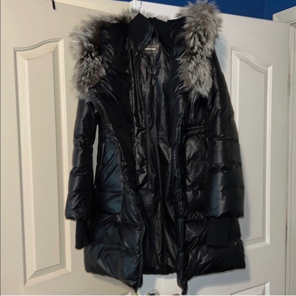 Mackage black down coat